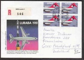 Європа Европа ^/--/^ Швейцария 1981 РАКЕТА САМОЛЁТ АВИАКОМПАНИЯ SWISSAIR АВИАЦИЯ ПОЧТА ДОКУМЕНТ ЗАКАЗНОЕ ПИСЬМО ХК ^_^^^ Швейцарія 1981 РАКЕТА САМОЛЕТ АВІАКОМПАНІЯ SWISSAIR АВІАЦІЯ ПОШТА ДОКУМЕНТ ЗАКАЗНЕ ПИСЬМ ХК - фото фото фото