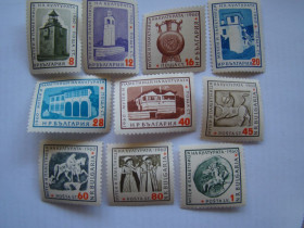Інші країни Другие страны ^/--/^ Болгария, Михель 2009  (Юговост. Европа), 1207-1216, Памятники культуры ^_^^^ Болгарія, Міхель 2009 (Південна Європа), 1207-1216, Пам'ятки культури - фото фото фото