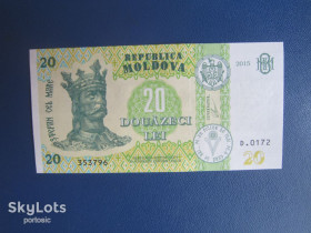 Молдова Молдова ^/--/^ Банкнота 20 лей Молдова 2015 UNC прес - фото фото фото