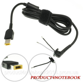 Кабелі Кабели ^/--/^ Оригинальный DC кабель питания для БП LENOVO 120-135 /--/ W USB+pin, сопротивление 1 кОм !!!, 2 провода (2 ^_^^^ Оригінальний DC кабель живлення для БП LENOVO 120-135 /--/ W USB+pin, опір 1 кОм !!!, 2 дроти (2 - фото фото фото