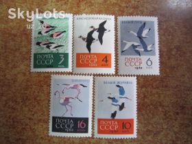 СРСР - СССР - ^/--/^ СССР. 1962. 26 ДЕКАБРЯ.  ПТИЦЫ  ** ^_^^^ СРСР. 1962. 26 грудня. Птахи ** - фото фото фото