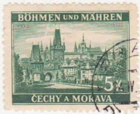 Третій Рейх (-) Третий Рейх (-) ^/--/^ Германия (Богемия и Моравия) 1939 г. №  37 гашеная ^_^^^ Німеччина (Богемія і Моравія) 1939 р. No 37 гашена - фото фото фото
