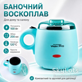 Інше Другое ^/--/^ Баночный воскоплав Wax Warmer YSM-2002 /--/ A 200 мл 100 Вт для разогрева воска, бирюзовый ^_^^^ Баночний воскоплав Wax Warmer YSM-2002 /--/ A 200 мл 100 Вт для розігріву воску, бірюзовий - фото фото фото