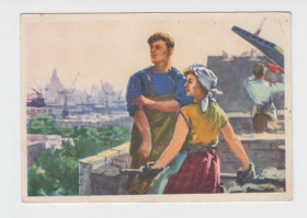 СРСР СССР ^/--/^ Строители 1960 Суздальцев Новикова. Кем быть. Р /--/ 8 ^_^^^ Будівельники 1960 Суздальців Новікова. Ким бути. Р /--/ 8 - фото фото фото