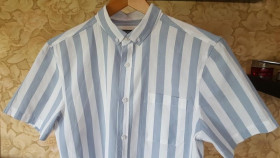Сорочки Рубашки ^/--/^ Моднейшая хлопковая рубашка в полоску primark ^_^^^ Модна бавовняна сорочка в смужку primark - фото фото фото