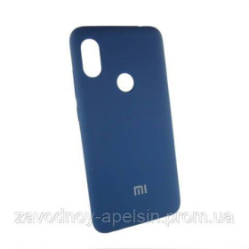 Чохли, бампера Чехлы, бампера ^/--/^ Xiaomi Redmi Note 6 pro чехол синий Silicone Cover navy ^_^^^ Redmi Note 6 pro чехол синий Silicone Cover navy - фото фото фото
