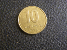 Аргентина Аргентина ^/--/^ 10 сентаво Аргентина 1993 г ^_^^^ 10 Сентаво Аргентина 1993 - фото фото фото