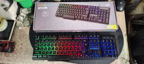 Клавіатури Клавиатуры ^/--/^ Игровая клавиатура с подсветкой RGB GamePro GK /--/ 380 USB № 24270502 ^_^^^ Ігрова клавіатура з підсвічуванням RGB GamePro GK /--/ 380 USB No 24270502 - фото фото фото