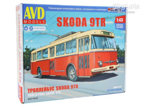 : Закордонні : Зарубежные ^/--/^ Сборная модель Троллейбус Skoda 9 /--/ TR  - AVD   (Автомобиль в деталях) ^_^^^ Збірна модель Тролейбус Skoda 9 /--/ TR - AVD (Автомобіль в деталях) - фото фото фото