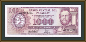 Парагвай Парагвай ^/--/^ Парагвай 1000 гуарани 1952  (1982) P-207  (207 /--/ a.5) UNC ^_^^^ Парагвай 1000 гуарані 1952 (1982) P-207 (207 /--/ a.5) UNC - фото фото фото