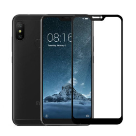 Чохли, бампера Чехлы, бампера ^/--/^ Захисне скло Xiaomi Mi A /--/ 2 Lite / Redmi 6 Pro Full cover чорний 0,26 мм в упаковці ^_^^^ Защитное стекло Xiaomi Mi A /--/ 2 Lite / Redmi 6 Pro Full cover черный 0,26 мм в упаковке - фото фото фото