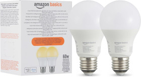 Лампи, лампочки Лампы, лампочки ^/--/^ Лот № 15202 Amazon Basics 2 x Розумна світлодіодна лампочка з регульованим світлом E /--/ 27, м&amp;apos;який білий колір, 8 Вт  (еквівалент 60 Вт), працює лише з Alexa ^_^^^ Лот No 15202 Amazon Basics 2 x Разумная светодиодная лампочка с регулируемым светом E /--/ 27, мягкий белый цвет, 8 Вт (эквивалент 60 Вт), работает лишь с Alexa - фото фото фото