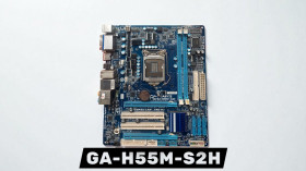 Материнські плати Материнские платы ^/--/^ Материнська плата Gigabyte GA-H /--/ 55 /--/ M-S /--/ 2 /--/ H  /Socket 1156/MicroATX/2 x DDR /--/ 3/ б/в ^_^^^ Материнская плата Gigabyte GA-H /--/ 55 /--/ M-S /--/ 2 /--/ H/Socket 1156/MicroATX/2 x DDR /--/ 3/б/в - фото фото фото