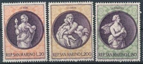 Інше Другое ^/--/^ Сан-Марино Живопись Рафаэль Рождество 1969 ^_^^^ Сан-Марино Живопис Рафаель Різдво 1969 - фото фото фото