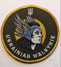 Інше Другое ^/--/^ Шеврон UKRAINIAN WALKYRIE № 112 ^_^^^ Шеврон UKRAINIAN WALKYRIE No 112 - фото фото фото