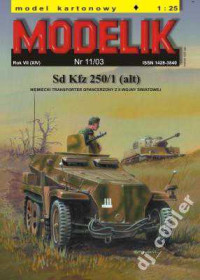 Інші Другие ^/--/^ Sd.Kfz. 250/1  (alt)  (Modelik) [1:25] ^_^^^ Sd.Kfz. 250/1 (alt) (Modelik) [1:25] - фото фото фото
