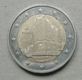 Інше Другое ^/--/^ Германия 2 евро 2023 год D ^_^^^ Німеччина 2 євро 2023 D - фото фото фото