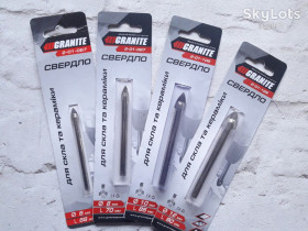 Свердла Сверла ^/--/^ Свердло по склу і плитці Granite 8 х 70 мм ^_^^^ Свердло по стеклу и плитке Granite 8 х 70 мм - фото фото фото