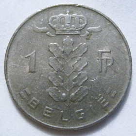 Бельгія Бельгия ^/--/^ Бельгія 1 франк 1975 року BELGIË #6 /--/ П /--/ 1660 ^_^^^ Бельгия 1 франк 1975 года BELGIË #6 /--/ П /--/ 1660 - фото фото фото
