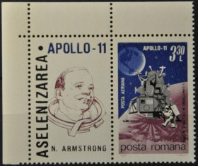 Інше Другое ^/--/^ Румыния Космос Аполло-11 1969 ^_^^^ Румунія Космос Аполло-11 1969 - фото фото фото