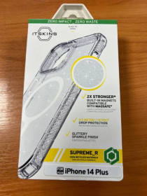 Чохли, бампера Чехлы, бампера ^/--/^ Чохол iTSkins for iPhone 14 Plus SUPREME R SPARK with MagSafe Spark Прозорий ^_^^^ Чехол iTSkins for iPhone 14 Plus SUPREME R SPARK with MagSafe Spark - фото фото фото