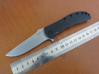 Ножі, мультітули Ножи, мультитулы ^/--/^ Kersh KAI 3650 Volt II, 8 /--/ Cr /--/ 13 /--/ mov Stonewash, GFN Black, OEM, SpeedSafe ^_^^^ Kershaw KAI 3650 Volt II. SpeedSafe. OEM - фото фото фото