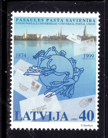 Балтійські країни Балтийские страны ^/--/^ Латвия  1999 г MNH - ВПС / UPU ^_^^^ Латвія 1999 р MNH - ВПС / UPU - фото фото фото