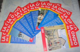 Журнали Журналы ^/--/^ Журналы на языке Esperanto La Ondo de Esperanto 10 штук 2009 ^_^^^ Esperanto La Ondo de Esperanto 10 штук 2009 - фото фото фото