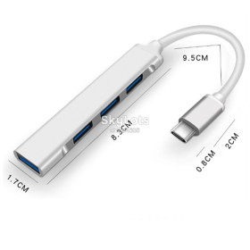 Зарядні пристрої, кабелі Зарядные устройства, кабели ^/--/^ Хаб USB Type-c Хаб Для Планшета , телефона , ноутбука , смартфона на 4 порта OTG хаб type c HUB ^_^^^ Хаб USB Type-c Хаб Для Планшета, телефона, ноутбука, смартфона на 4 порта OTG хаб type c HUB - фото фото фото