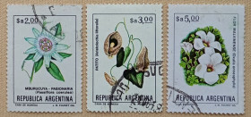 Флора Флора ^/--/^ Аргентина 1983 г - Цветы, гаш ^_^^^ 1983 — Квіти, гаш - фото фото фото