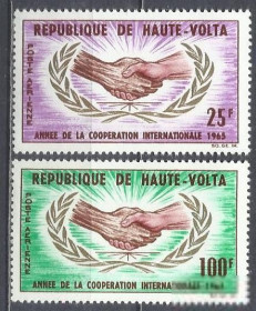 Інші країни Другие страны ^/--/^ Верхняя Вольта 1965 сотрудничество 2 /--/ м. ^_^^^ Верхня Вольта 1965 співпраця 2 /--/ м. - фото фото фото