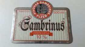 Етикетки Этикетки ^/--/^ Этикетка пивная Gambrinus. Чехия. ^_^^^ Етикетка пивна Gambrinus. Чехія. - фото фото фото