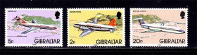 Освоєння космосу Освоение космоса ^/--/^ Авиация . Гибралтар 1982 г  MNH - ^_^^^ Гібралтар 1982 MNH - фото фото фото