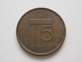 Нідерланди Нидерланды ^/--/^ Нидерланды 5 центов 1983 года 23231 ^_^^^ Нідерланди 5 центів 1983 23231 - фото фото фото