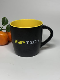 Чашки, кружки Чашки, кружки ^/--/^ Кухоль керамічний «ZIP TECH» чашка 300 мл чорно-жовта  (Н /--/ 8411) ^_^^^ Кухоль керамический «ZIP TECH» чашка 300 мл черно-желтая (Н /--/ 8411) - фото фото фото