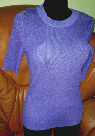 Кофти Кофты ^/--/^ фіолетовий топ люрекс Jeanasis l-xl новий бірки ^_^^^ фиолетовый топ люрекс Jeanasis l-xl новый бирки - фото фото фото
