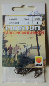 Гачки, оснащення Крючки, оснастка ^/--/^ Рыболовные крючки Phantom №4    (новые) ^_^^^ Рибальські гачки Phantom No /--/ 4 (нові) - фото фото фото