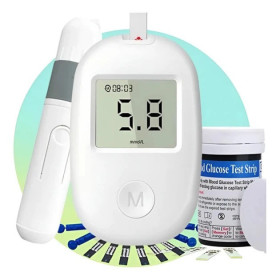 Глюкометри Глюкометры ^/--/^ Глюкометр Glucose Meter GLM-76 з тест-смужками 50 шт — прилад для вимірювання цукру в крові ^_^^^ Глюкометр Glucose Meter GLM-76 с тест-полосками 50 шт — прибор для измерения сахара в крови - фото фото фото
