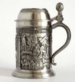 Кухонне начиння, посуд, столове срібло Кухонная утварь, посуда, столовое серебро ^/--/^ Олов&amp;apos;яний кухоль Wirtshaus, 650 мл, Germany ^_^^^ Олов&amp;apos;яный кружок Wirtshaus, 650 мл, Germany - фото фото фото