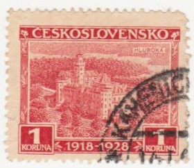 Чехословаччина Чехословакия ^/--/^ Чехословакия  1928 г..№ 262 гашеная ^_^^^ Чехословаччина 1928 р. No 262 гашена - фото фото фото