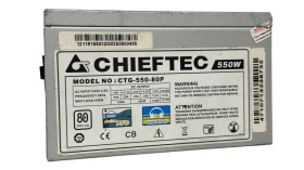 Блоки живлення Блоки питания ^/--/^ Б/У Блок живлення Chieftec CTG-550-80 /--/ P / 2×PCI-E 6+2 pin / 550 /--/ W / 4×SATA / 1×Molex / 20+4 pin / CPU 4+4 pin код.q /--/ 955 - фото фото фото