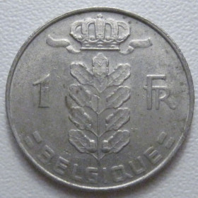 Бельгія Бельгия ^/--/^ Бельгія 1 франк 1978 року Belgique 42707 ^_^^^ Бельгия 1 франк 1978 года Belgique 42707 - фото фото фото