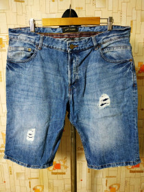 Шорти Шорты ^/--/^ Шорти чоловічі рвані сині RIVER ISLAND p-p 38 ^_^^^ Шорты мужские рваные синие RIVER ISLAND p-p 38 - фото фото фото
