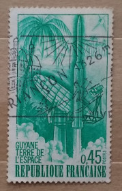 Освоєння космосу Освоение космоса ^/--/^ Франция 1970 г - Запуск ракеты &amp;quot;Диамант Б&amp;quot; из Гайаны ^_^^^ Франція 1970 Запуск ракети &amp;quot;Діамант Б &amp;quot; з Гайани - фото фото фото