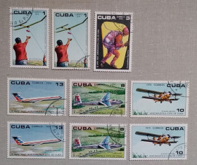 Транспорт Транспорт ^/--/^ Куба 1974 г - 10-летие Института Гражданской авиации ^_^^^ Куба 1974 р. - 10-річчя Інституту цивільної авіації - фото фото фото