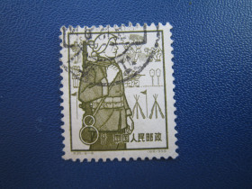 Китай Китай ^/--/^ Марка Китай 1959 стандарт солдат гаш ^_^^^ Марка Китай 1959 стандарт солдатів гаш - фото фото фото