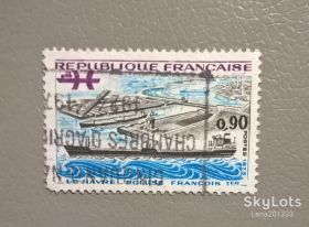 Транспорт Транспорт ^/--/^ Франция Транспорт Корабль Порт 1973 ^_^^^ Франція Транспорт Корабель Порт 1973 - фото фото фото