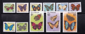 Фауна Фауна ^/--/^ Фауна .  Гаяна  1978 г  ** бабочки ^_^^^ NM Фауна . Гаяна 1978 г ** метелика - фото фото фото