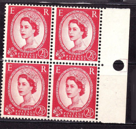 Великобританія Великобритания ^/--/^ Великобритания 1952 г  MNH -  HM QE-II -  стандарт  - квартблок - графитовые полосы ^_^^^ Великобританія 1952 MNH - HM QE-II - стандарт - квартблок - графітові смуги - фото фото фото