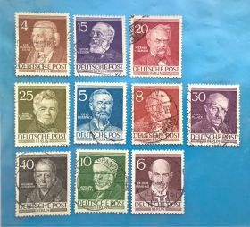 Інше Другое ^/--/^ Германия Берлин Личности 1952 ^_^^^ Німеччина Берлін Особистості 1952 - фото фото фото